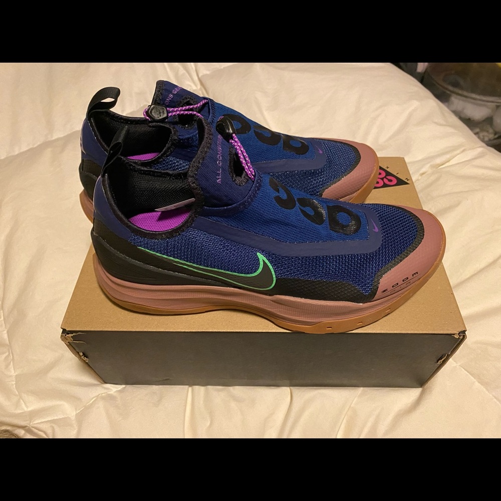 Nike ACG Air Zoom AO Blue Void Vivid Purple